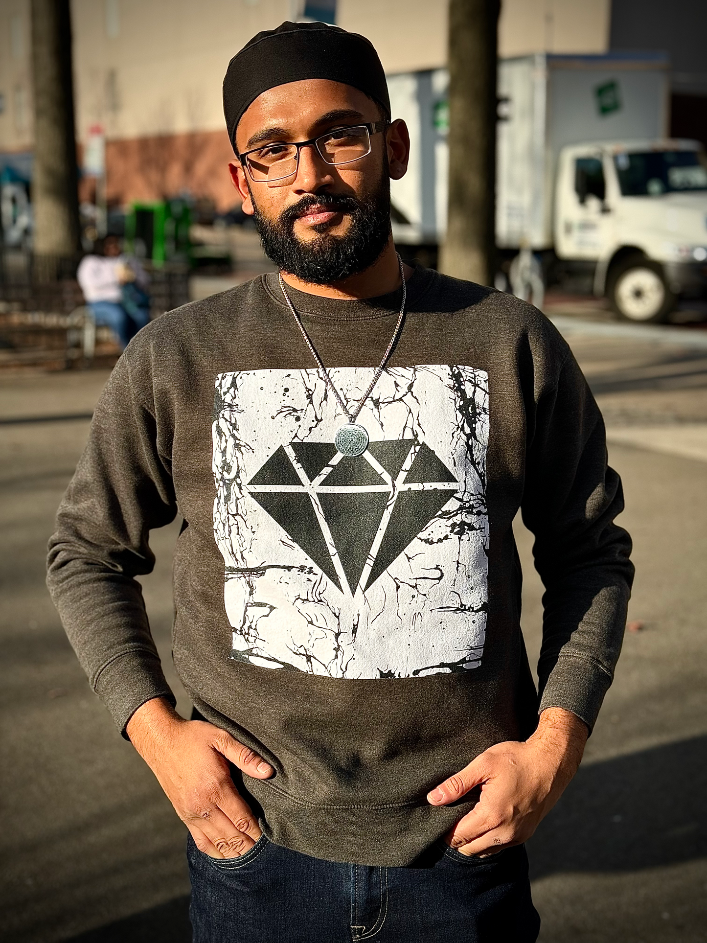 Diamond Standard Sweatshirt (Silver Logo)