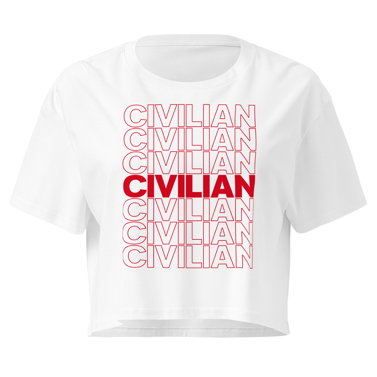 Civilian Crop Top (Red)
