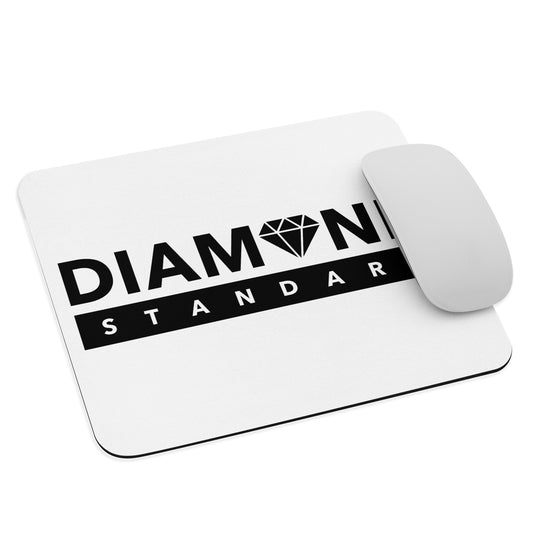 Diamond Standard Mouse Pad (White)